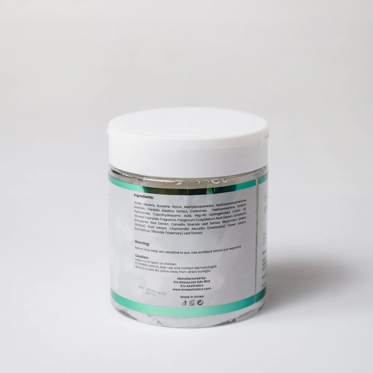 KRX Aesthetics Cica Home Care Sheet Masks